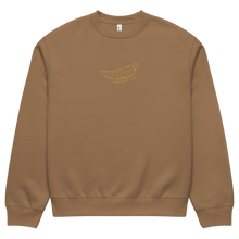 Wayward Embroidered Crewneck in Vintage Brown